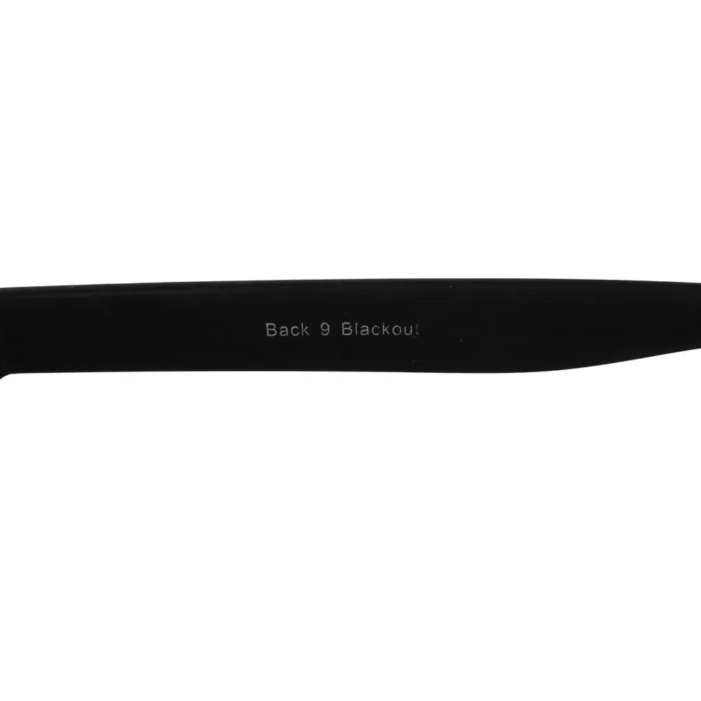 Goodr Black 9 Blackout Sunglasses - LENSES FAIR / FRAMES GOOD CONDITION